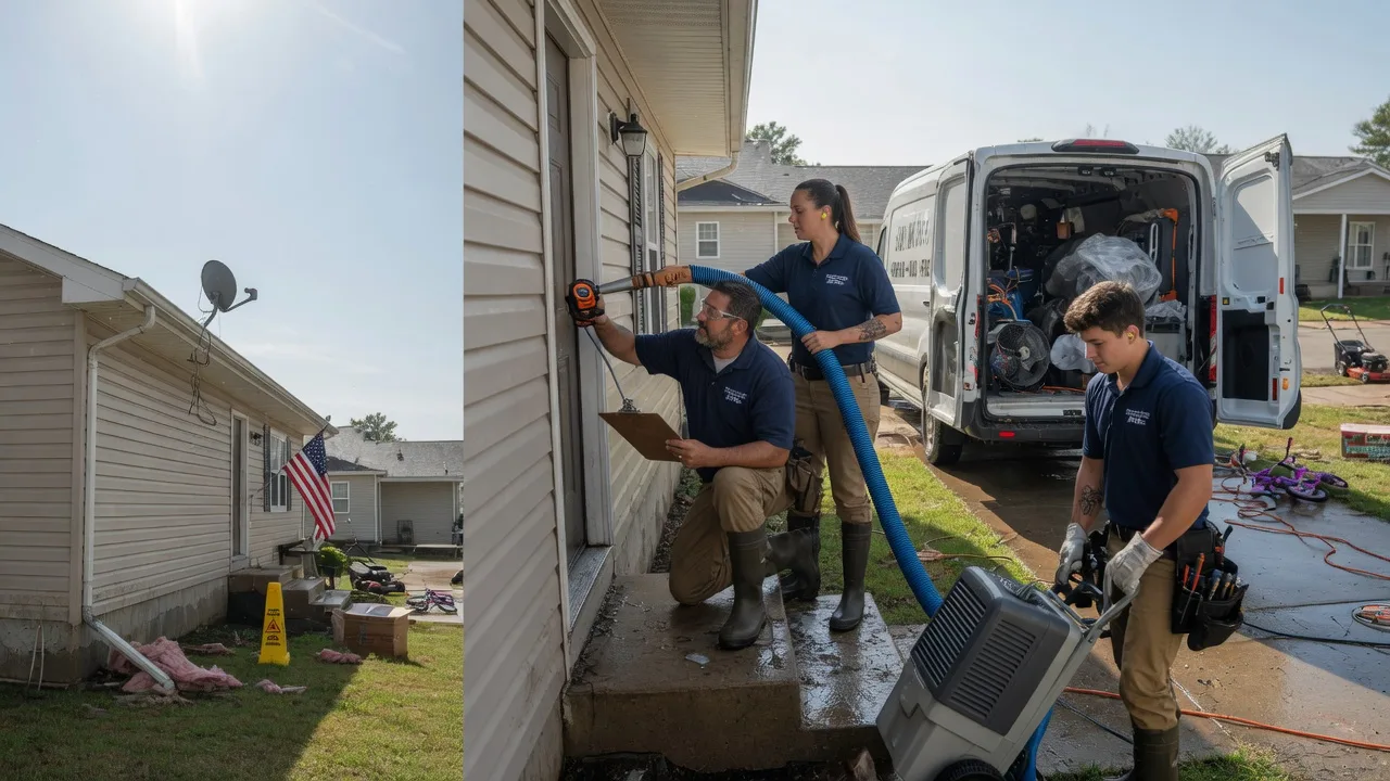 Ceiling Water Damage Restoration in Splendora, TX near me